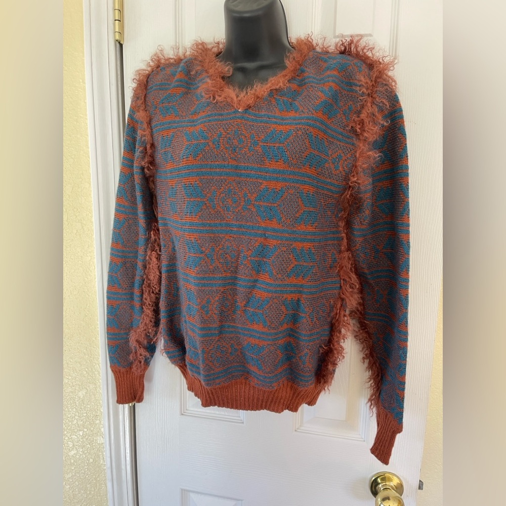 LIKE NEW, Vintage 1973, Women’s pull over/wool knitted sweater Medium - Picture 7 of 7